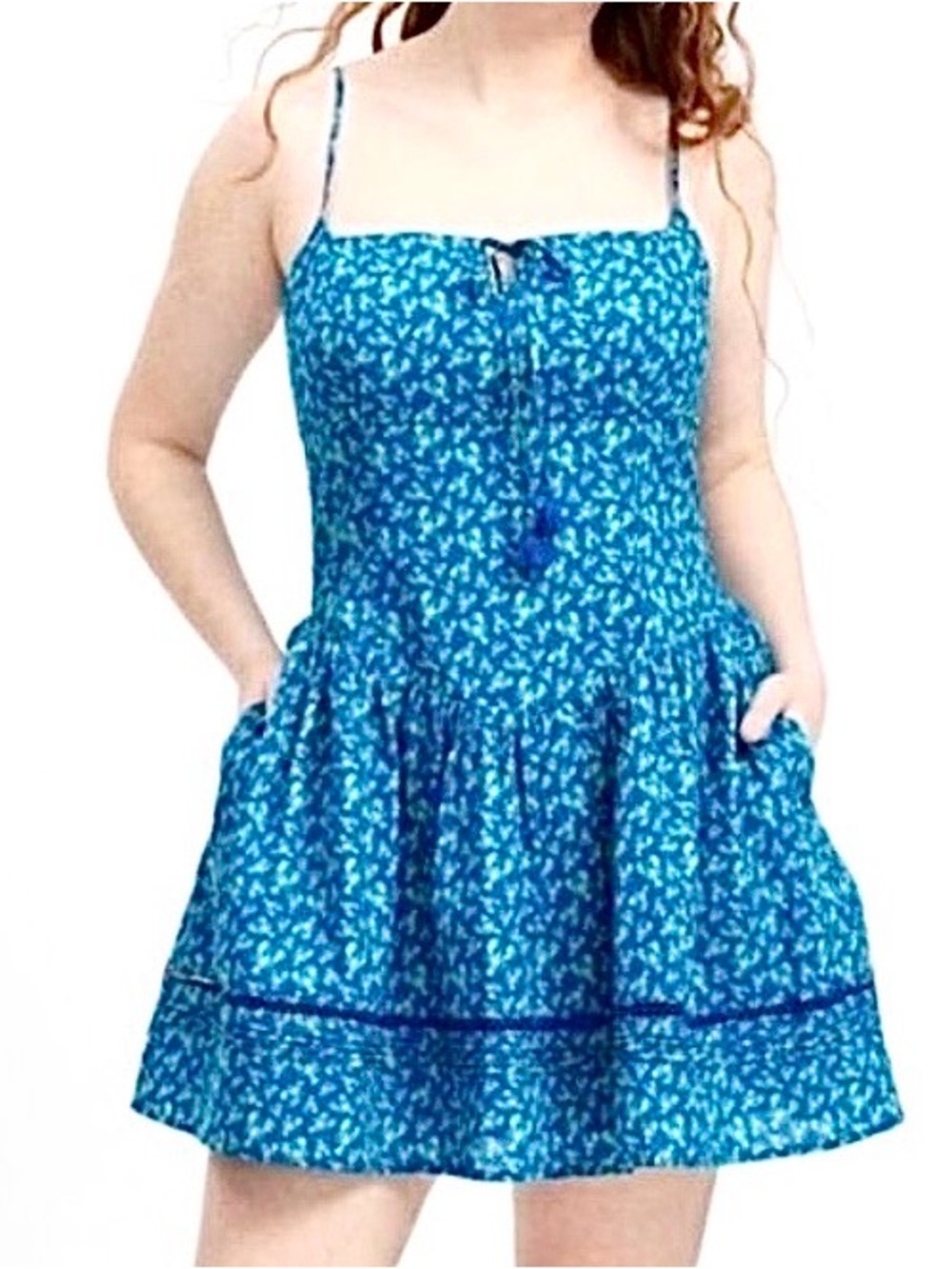 Roller Rabbit x Target Lobsters
Drop Waist Mini Dress Cobalt Blue
Size XL NWT